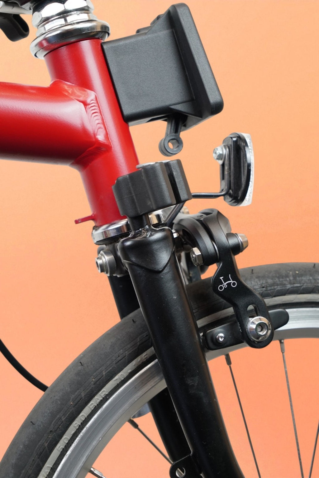 Brompton S2E (C Line) - Red & Black