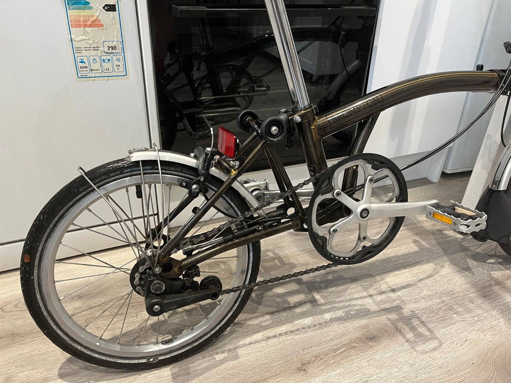 Brompton C Line 2 speed folding bicycle & bag inc