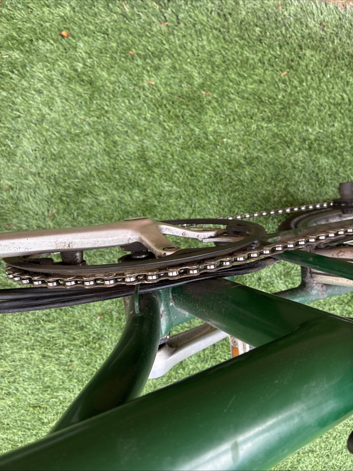 Brompton folding bike, 6 speed, British racing Green, See Description