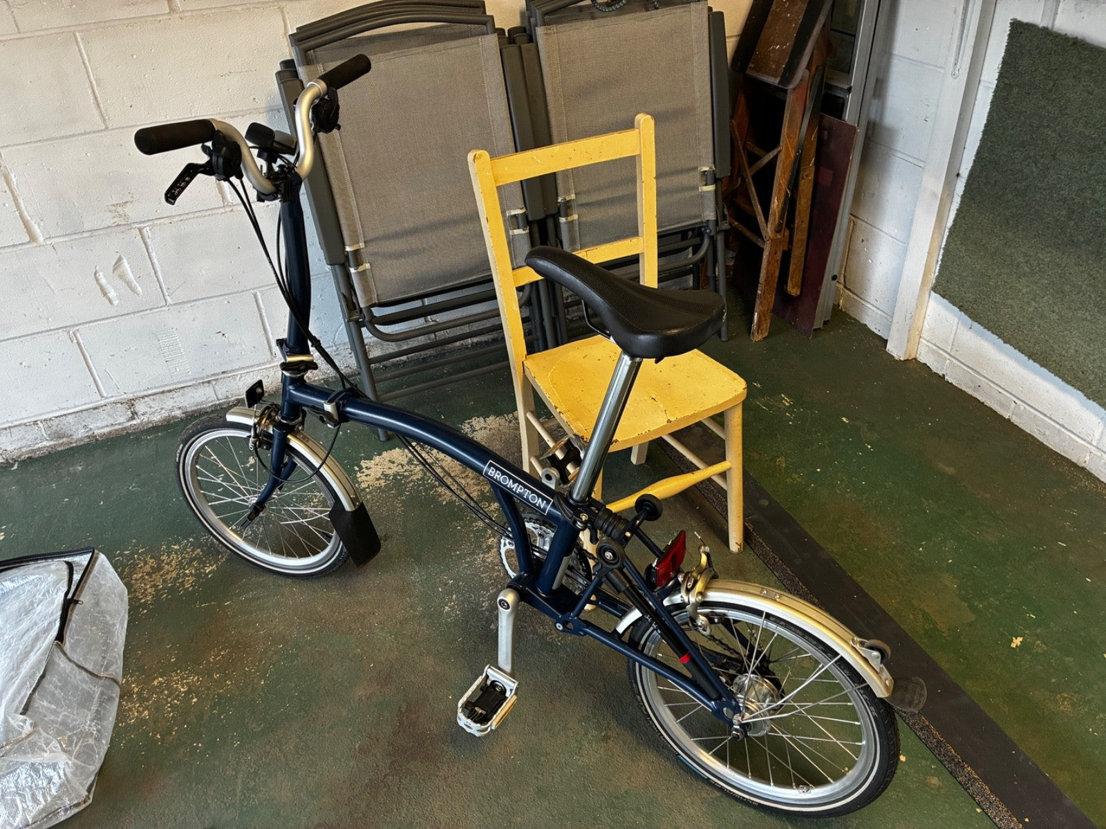 Two brompton folding bike's