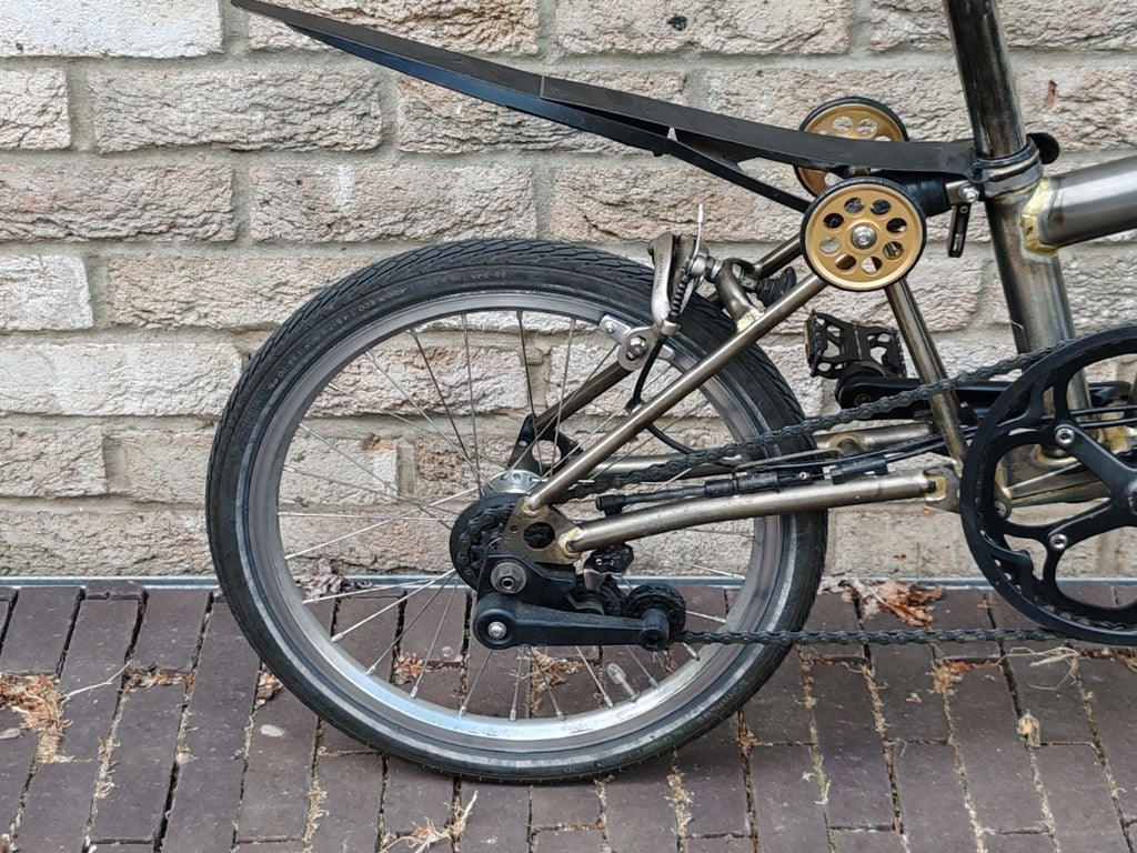 Brompton S2L Raw Lacquer 2 Speed Lightweight Upgraded Folding Bike