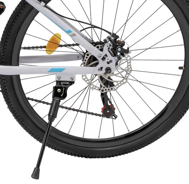 26" Folding Mountain Bike 21 Speed Men Bikes MTB Bicycle School Dual Disc Brake