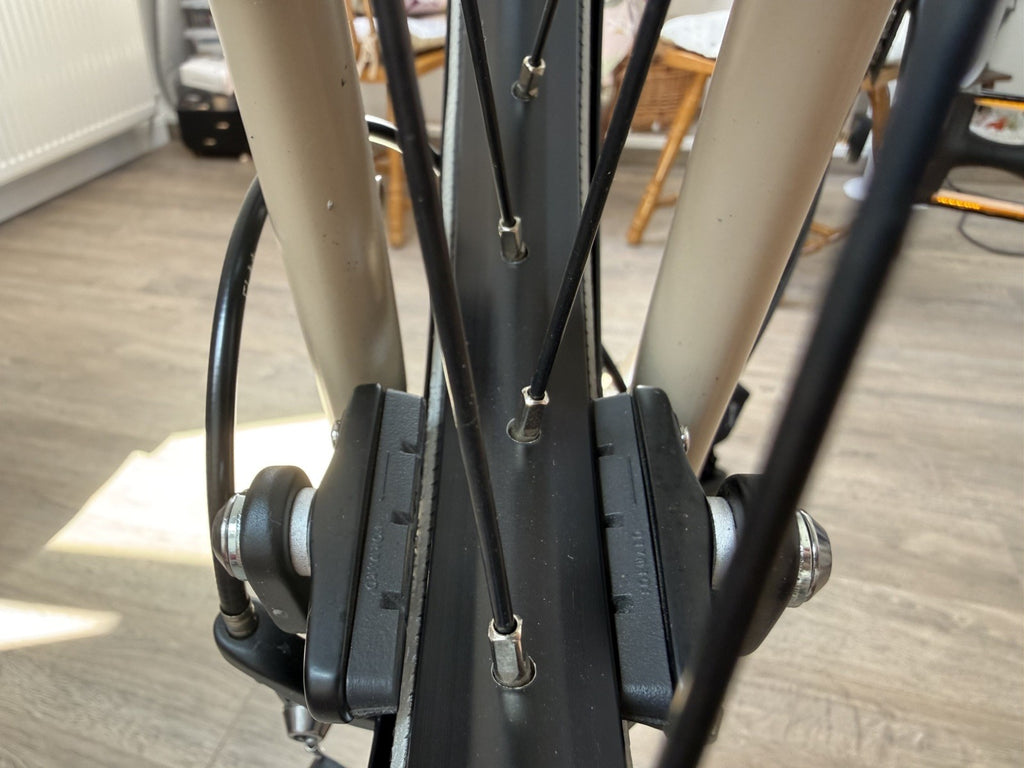 Brompton C Line Explore 2024 Folding Bike 6-Speed, Mid-Bar (Colour: Dune Sand)
