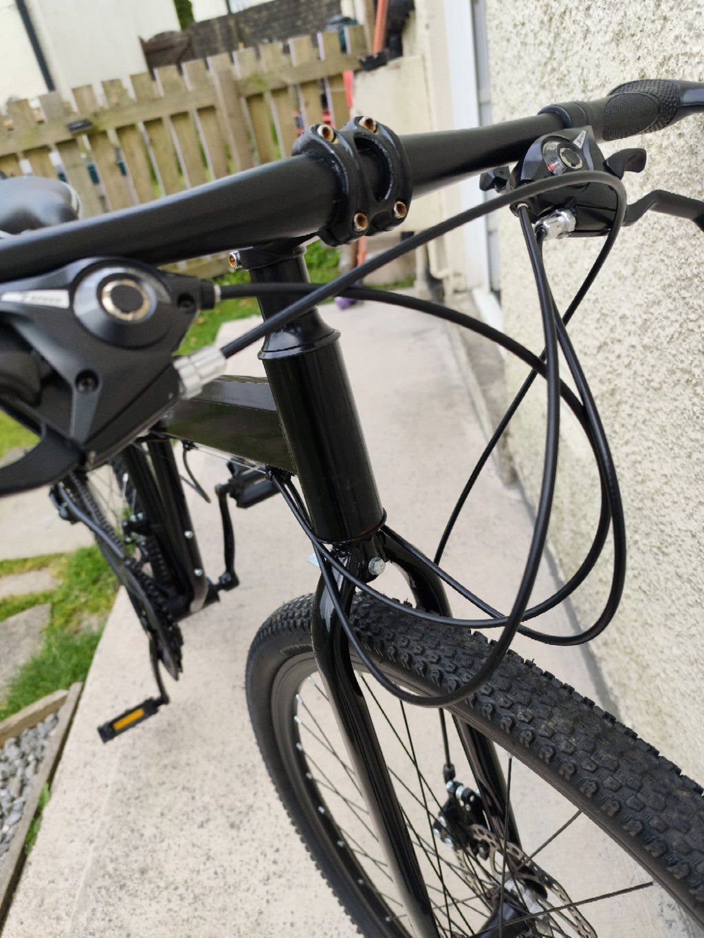 Black Mountain Bike, Folding Bike, 21 Speed, Disk Brakes