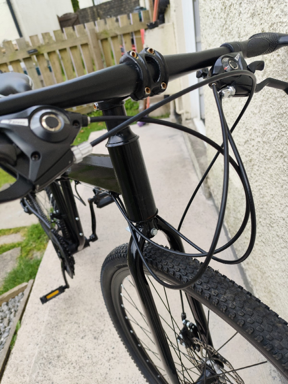 Black Mountain Bike, Folding Bike, 21 Speed, Disk Brakes