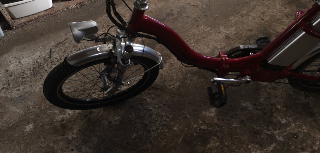 PRO-RIDER 20in E-Folding Bike 250W 36V 25km/h red
