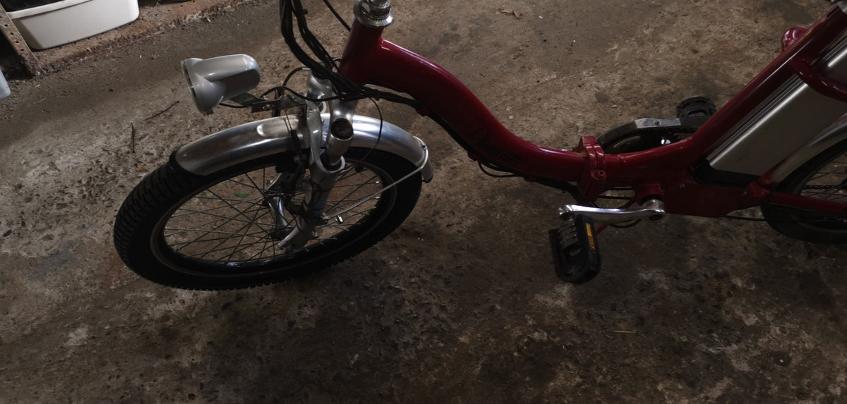 PRO-RIDER 20in E-Folding Bike 250W 36V 25km/h red