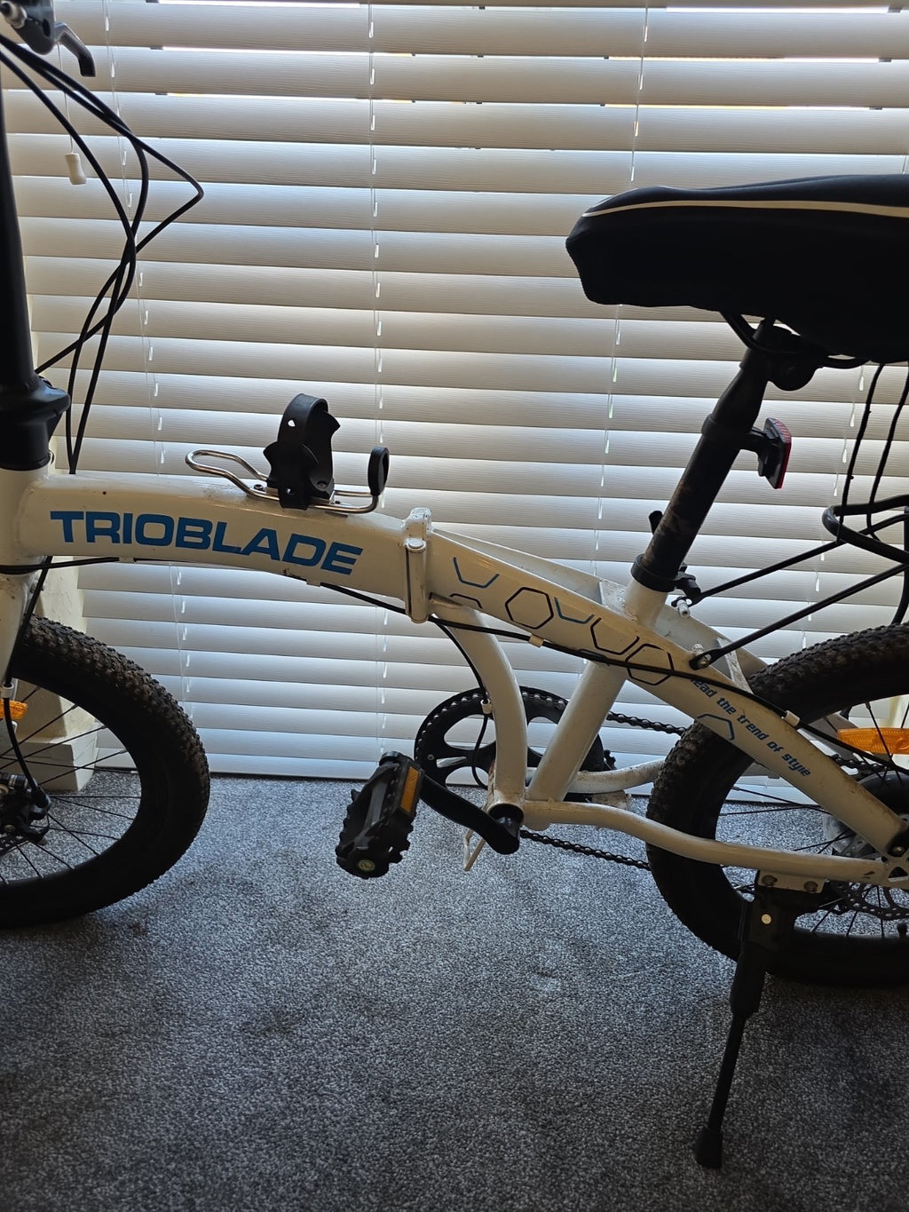 Trioblade 20 Inch Folding Bike White