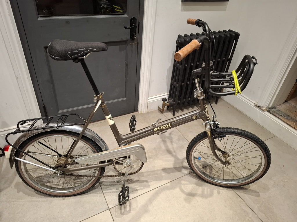 Retro Puch Camping Folding Cargo Bike BMX Parts 1970s