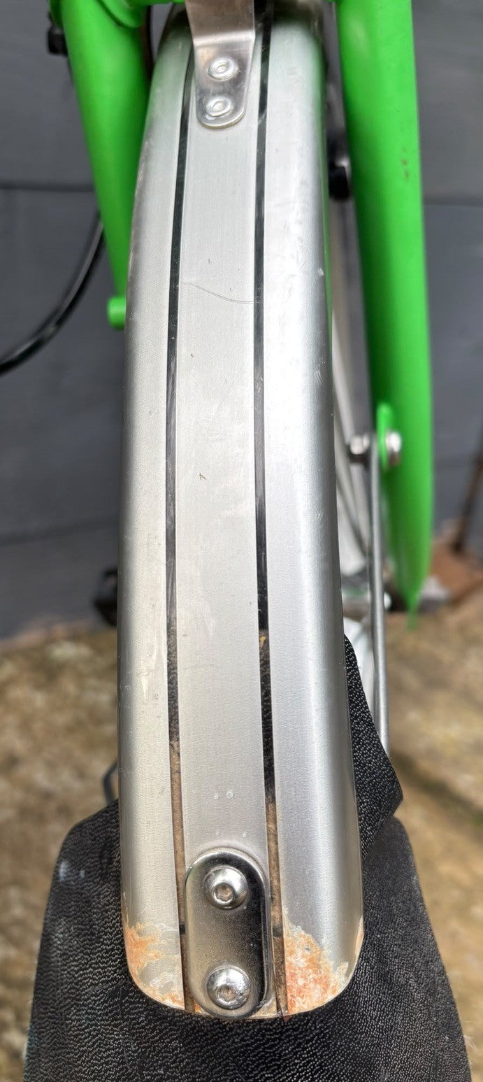 Brompton M3L C Line equivalent Folding Bicycle in Apple Green - Hardly Used
