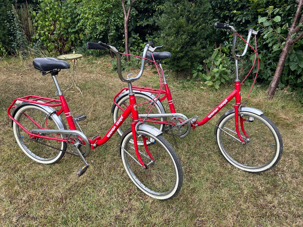 Pair of folding bikes - Rabasa Derbi - lovely vintage cycles
