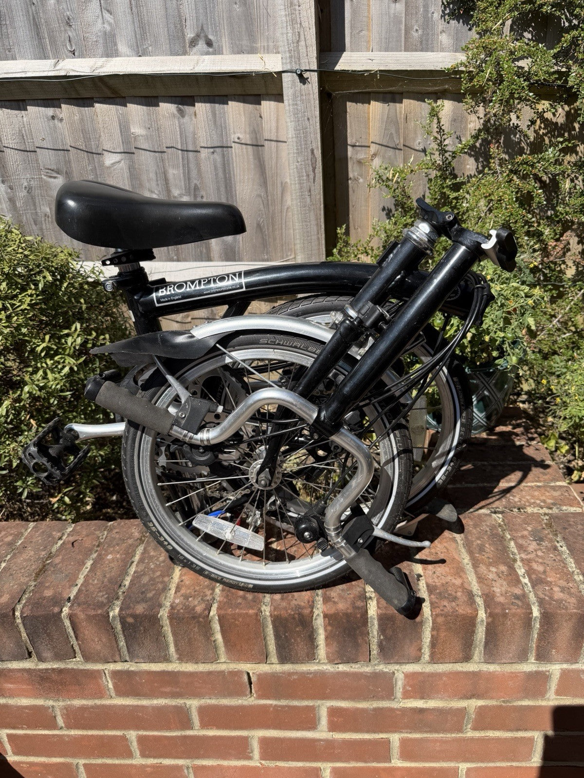 Brompton Folding Bike 6-Speed, Black
