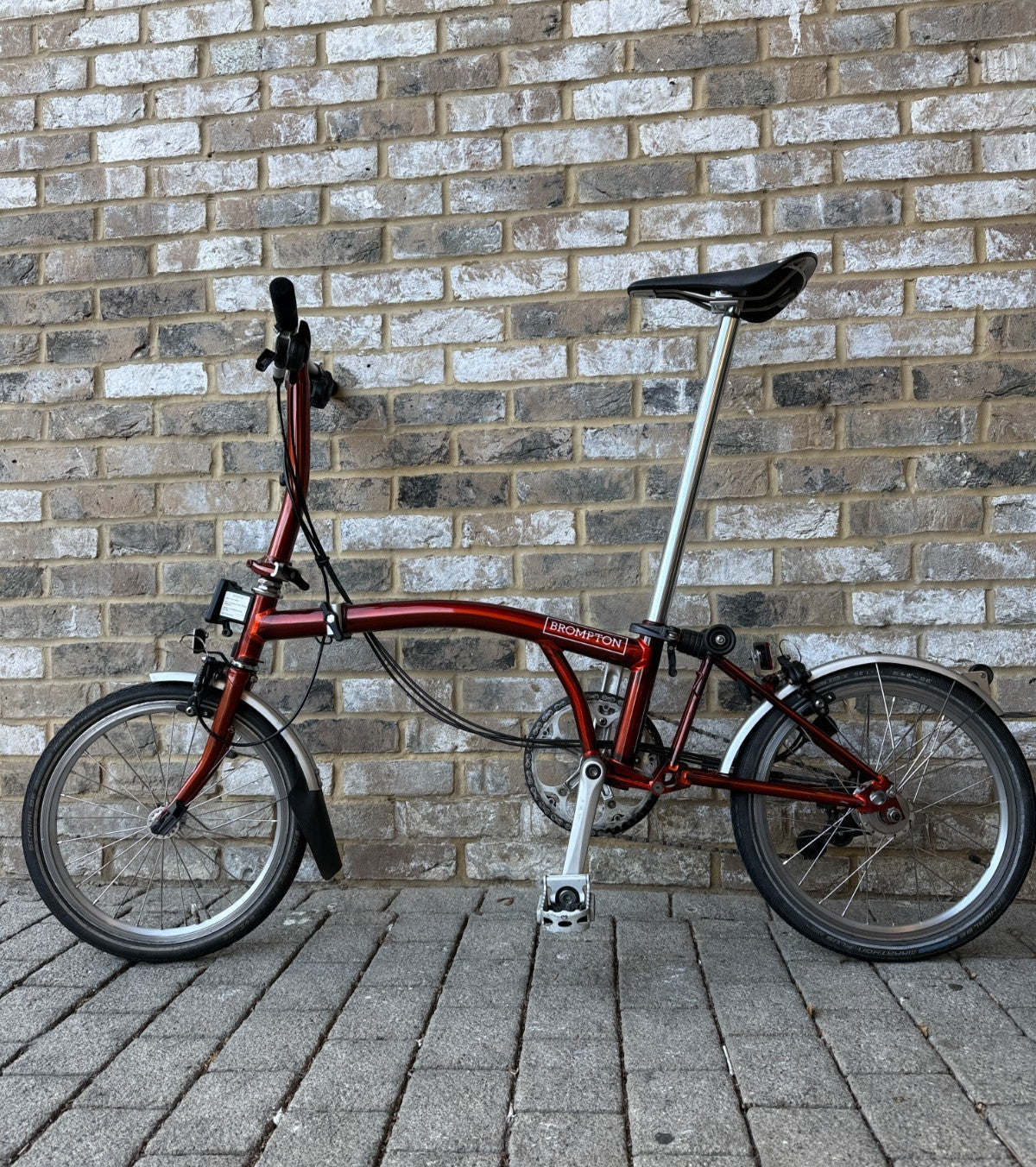Brompton Flame Lacquer (Full) S6L - C Line 6 Speed Low - RARE - WORLDWIDE SHIP