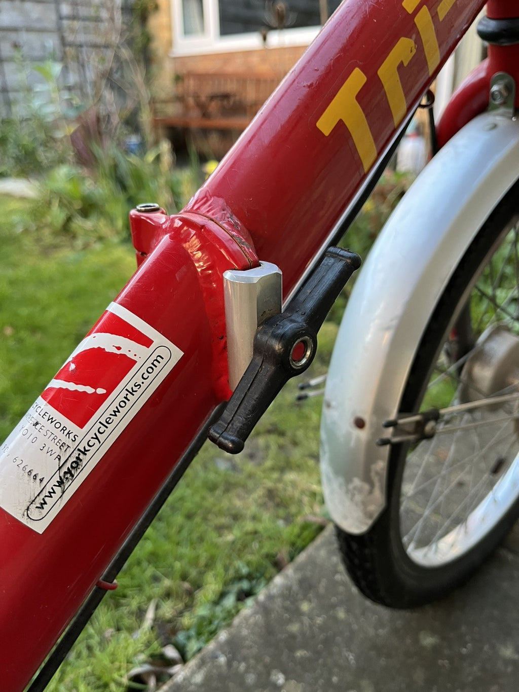 Adult Folding Pashley  Tricycle Tri-1 Red 17" frame, good condition