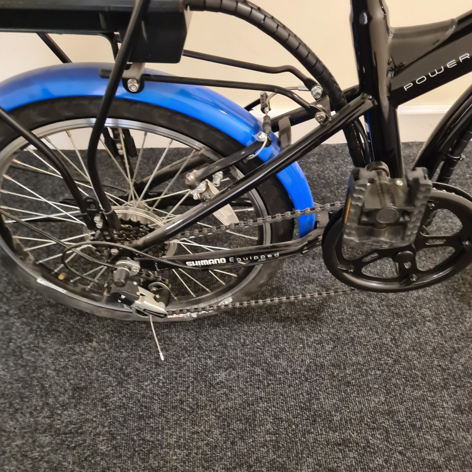 elife Infusion Power Assisted Folding Bike 153cm × 30cm x 94cm L/ W/H Used Once