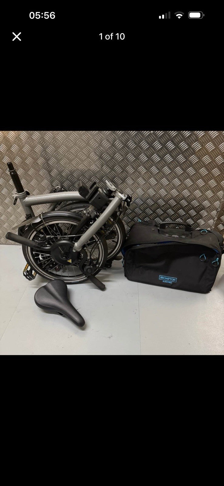 Brompton Electric P LINE folding Bike
