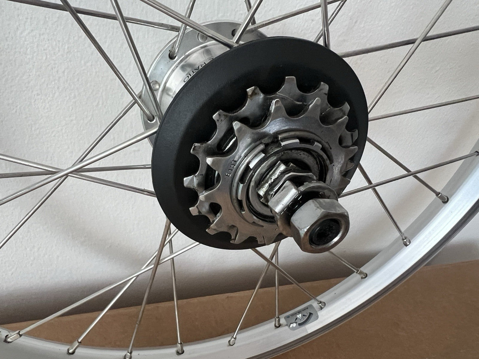 Brompton Bike  6 Speed Rear Wheel  - Silver 2018