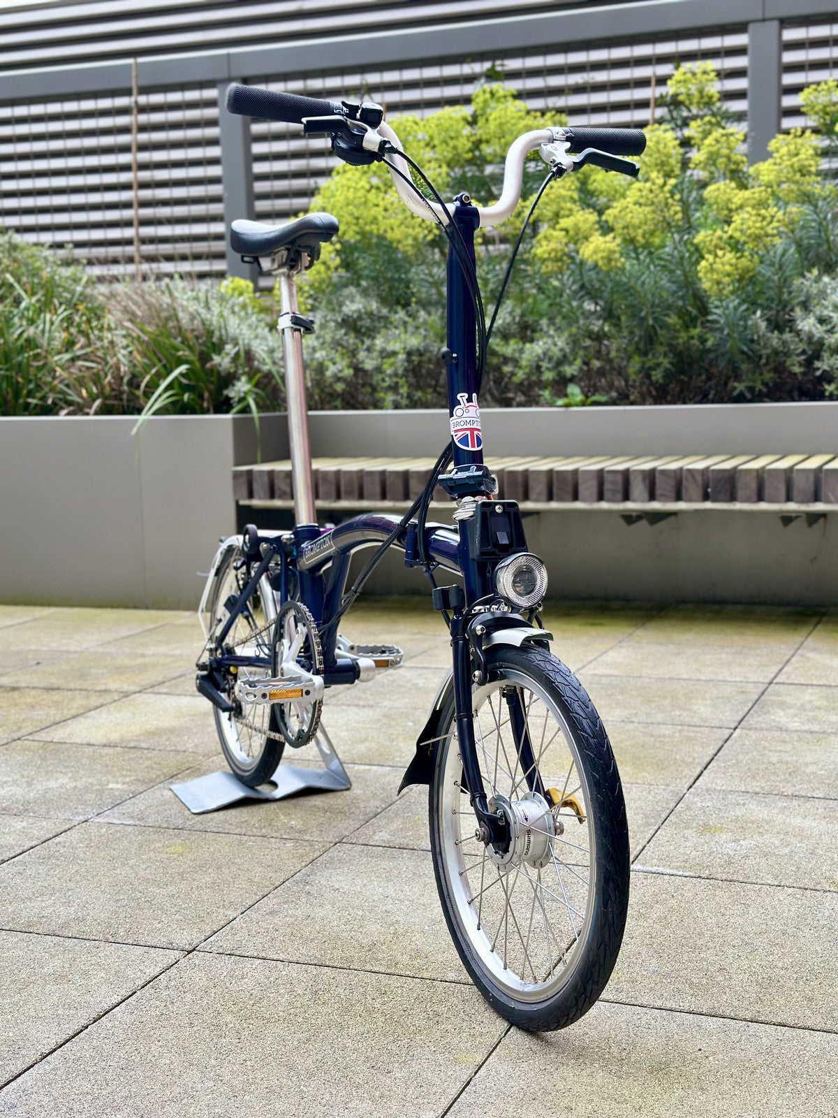 Brompton C Line 3 Speed H3L 2021 Folding bicycle in Navy - Top Condition