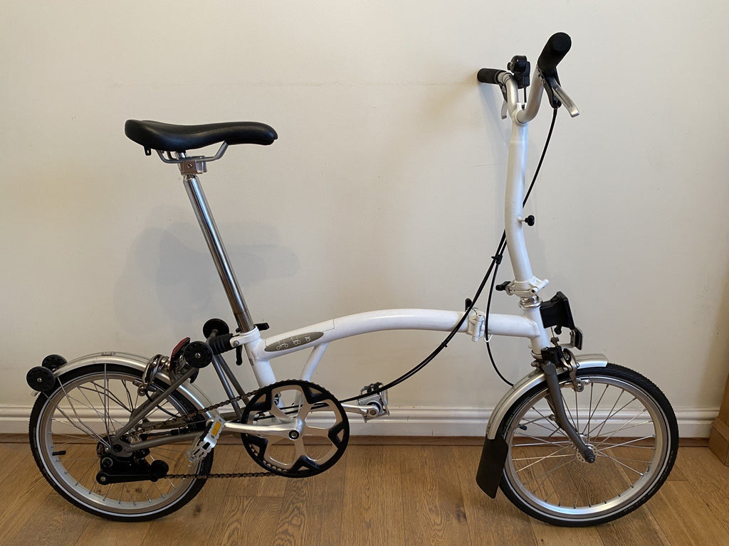 Brompton Superlight S2L-X, titanium fork and rear triangle