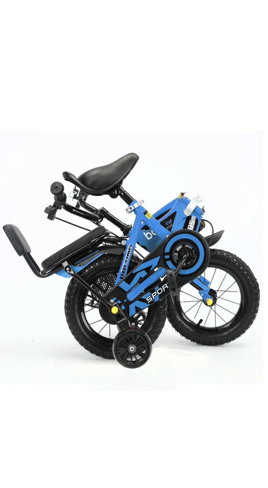 14inch Kids Bike Bicycle Children Boys Foldable Cycle Removable Stabiliser UK