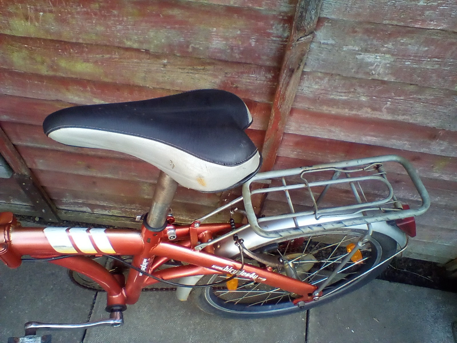 bicycle used folding bike 20 in wheels 6 gears