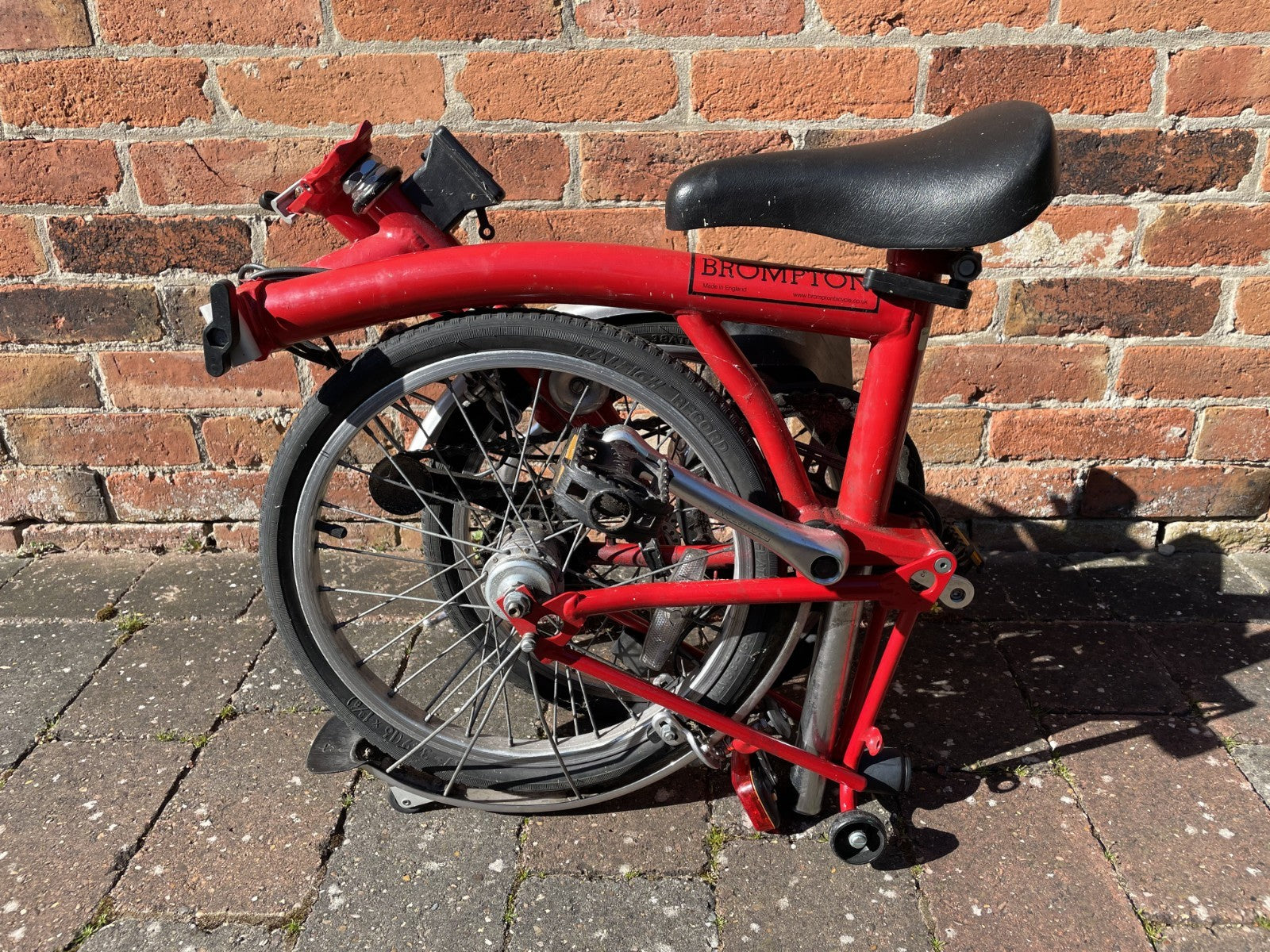 Brompton M3L Mk3 Folding Bike – April 2004 – Low Mileage – Good Condition - Red