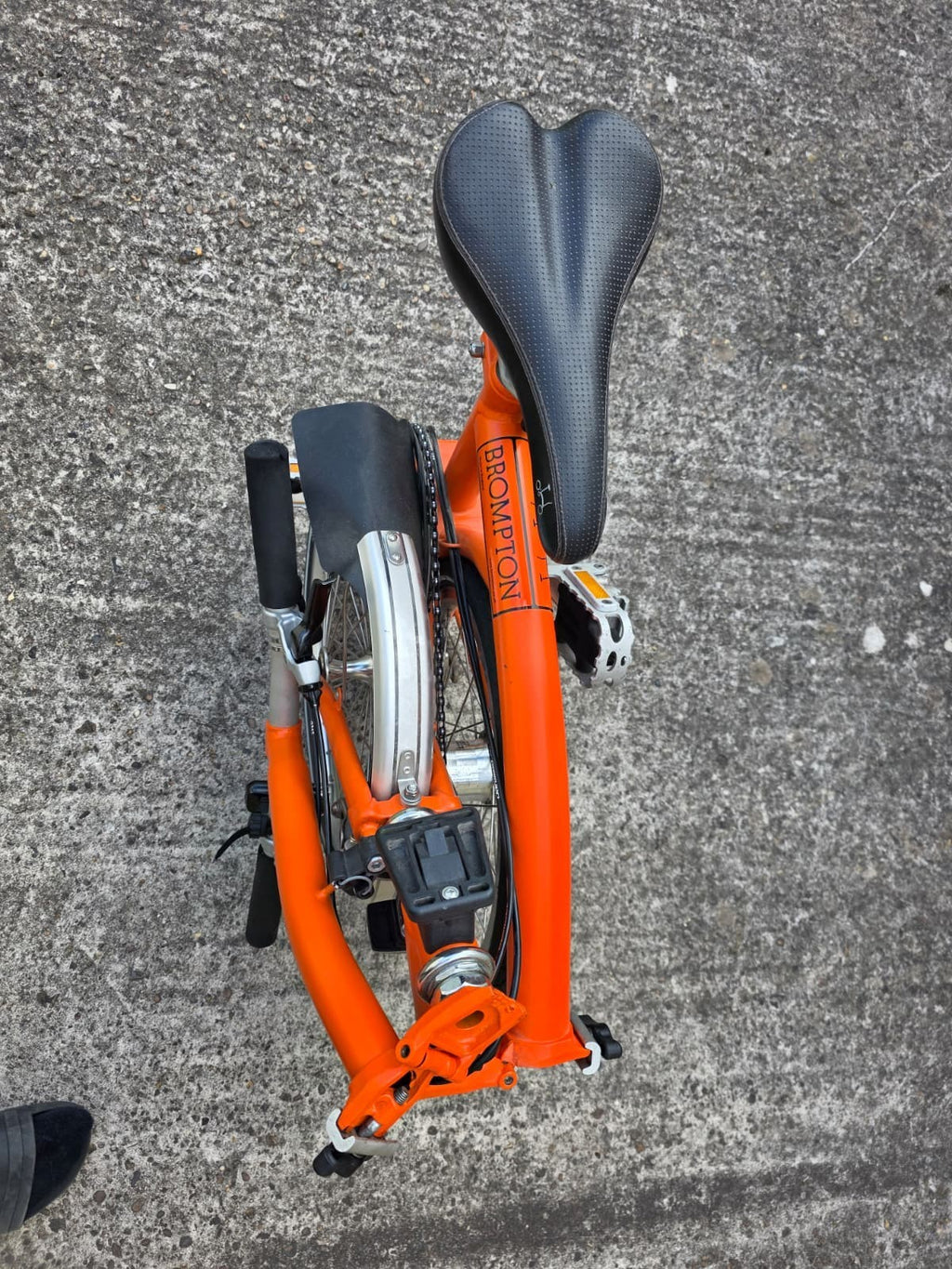 Brompton M6L Folding Bike - Orange Speed