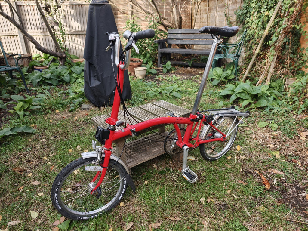 Brompton Bike Black Folding M3L 3 Speed