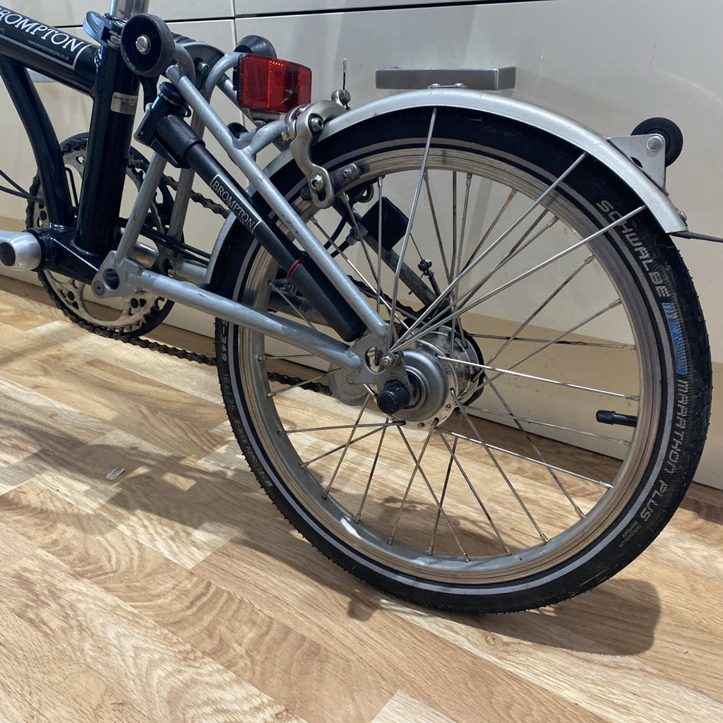 Brompton Folding Bike 3-Speed, Black. Good Condition, Lightly Used.