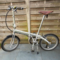 Bickerton Junction 1909 20in Folding Bike 7 Speed Silver Mudguards M Alloy