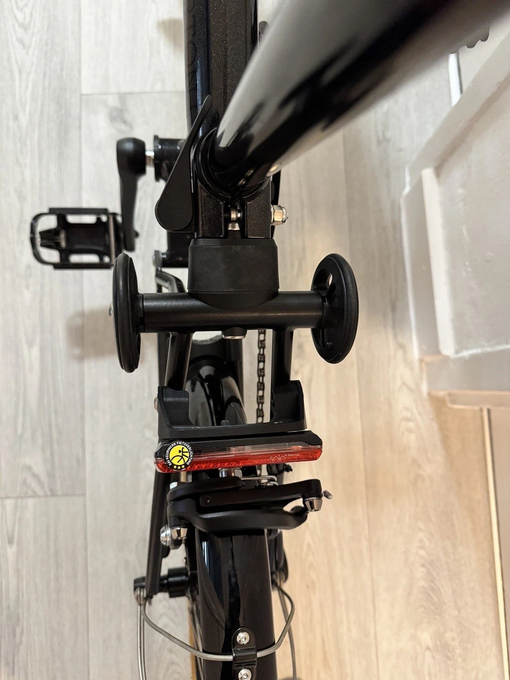 Brompton Electric P Line Urban Mid Handle Bar Folding    Midnight Bike - Black