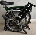 Brompton M3R folding bicycle in Racing Green / Black - New Timewarp Condition