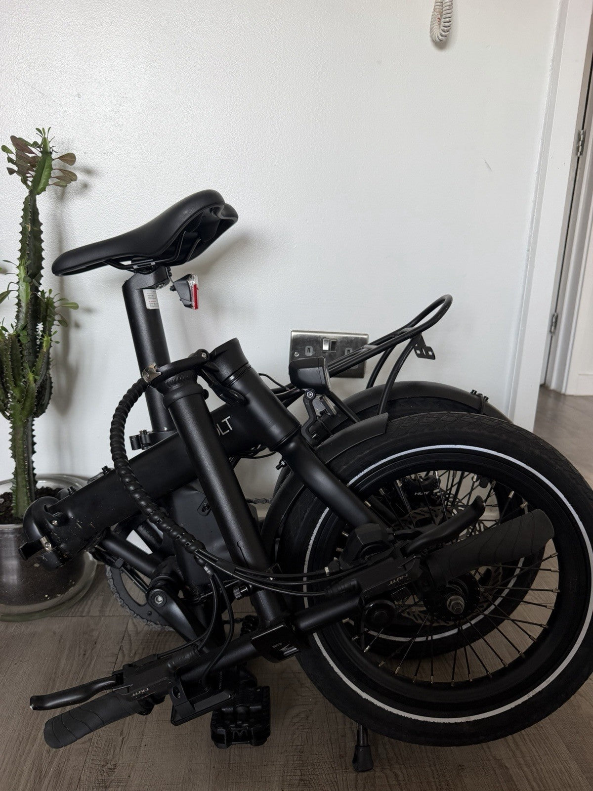 Eovolt 20'' Folding  Bike Black