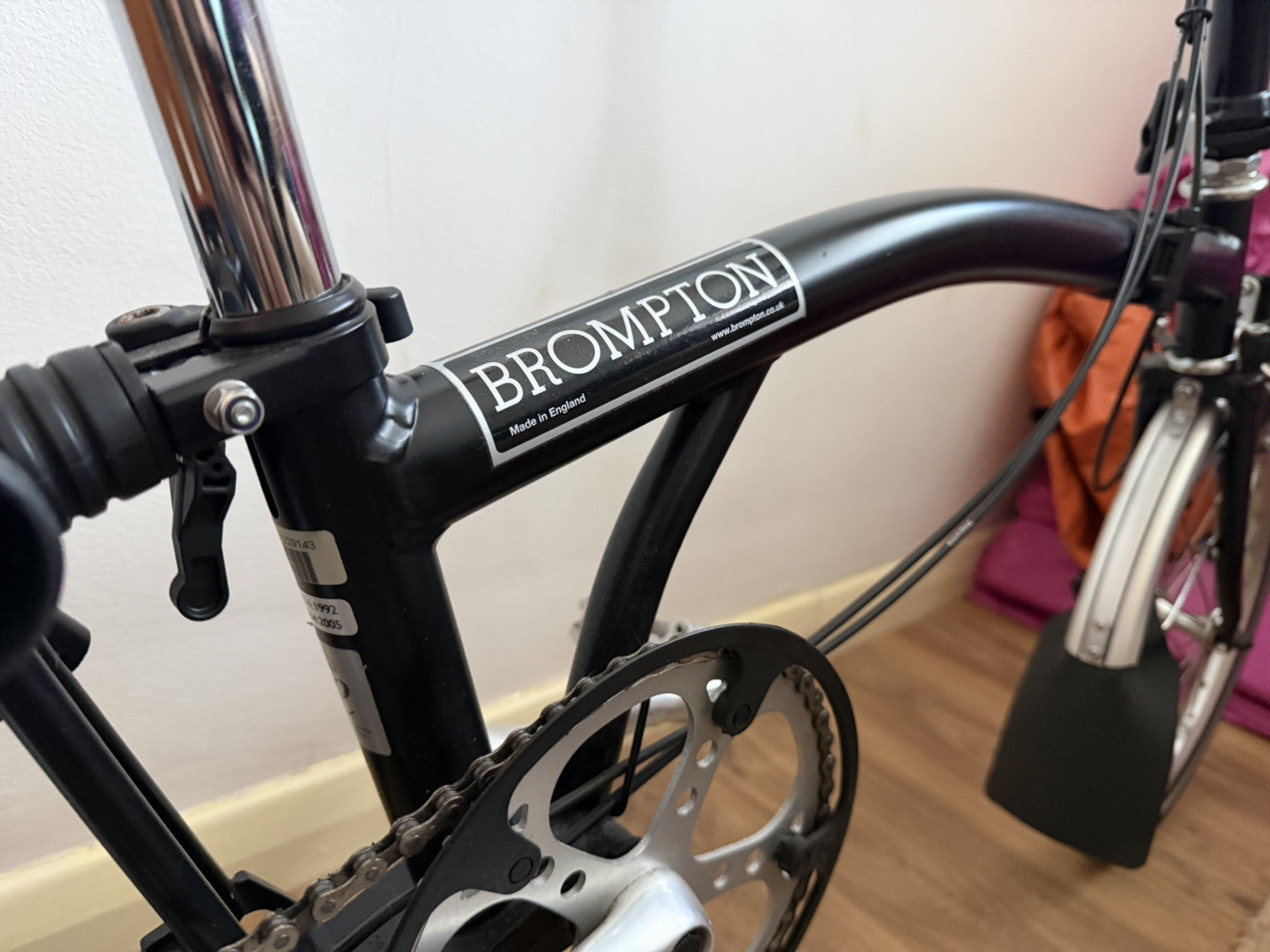 Brompton C Line M3L (3 Speed)  folding bicycle - Black