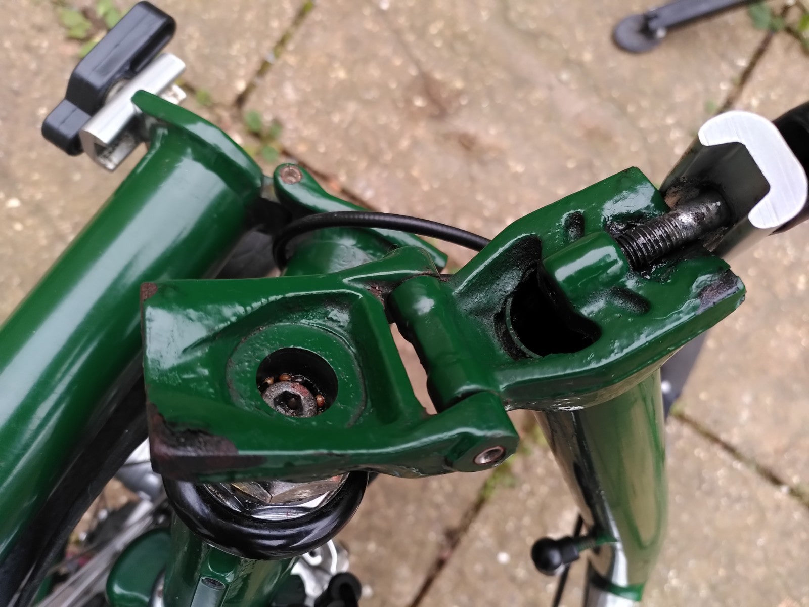 Brompton Folding Bike 3-Speed racing  green great condition
