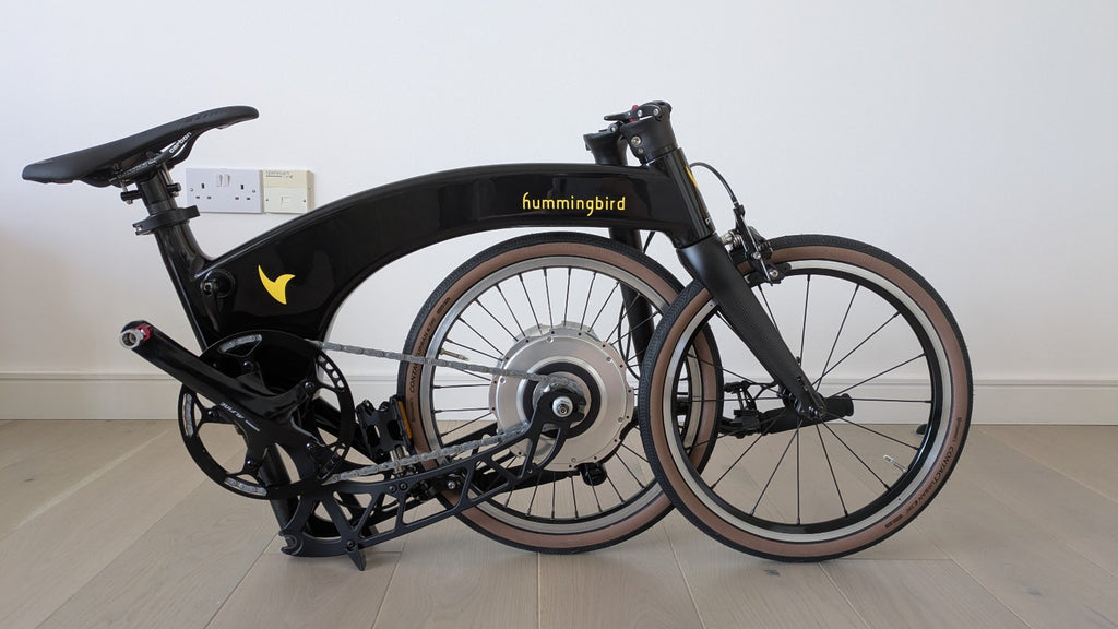 Hummingbird (now Prodrive) Carbon Fibre Folding bike with Zehus hub