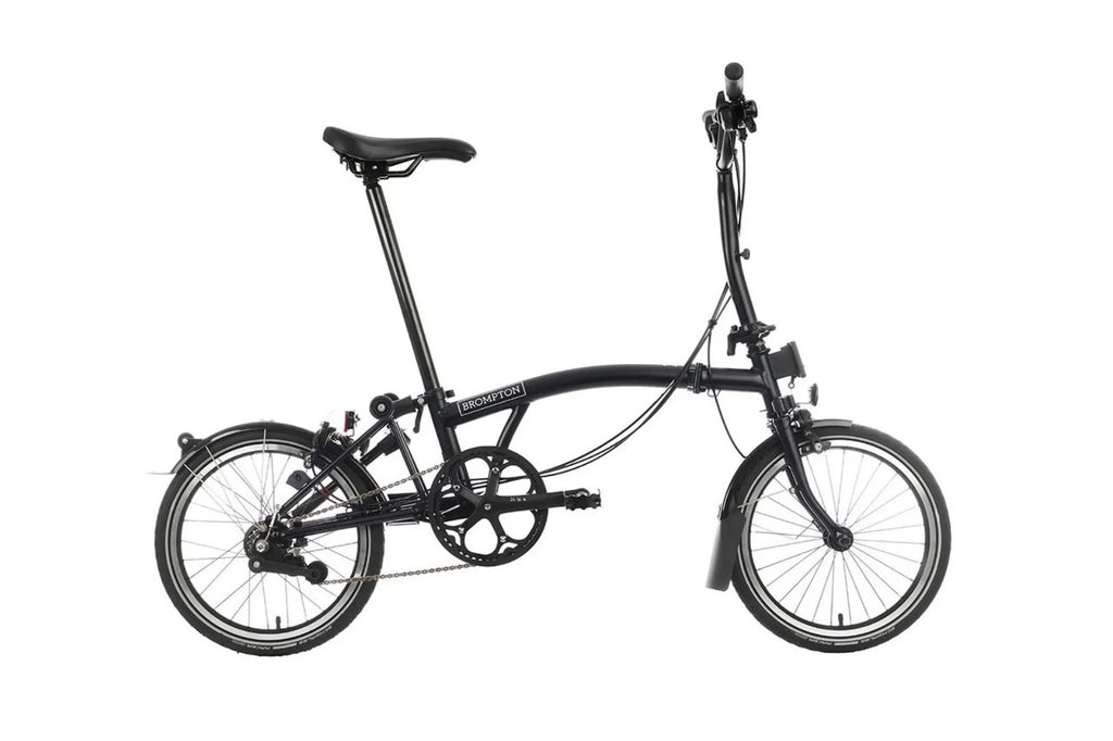 Brompton C line 6 Speed Black Mid with DYNAMO - M6L - RRP £1599 - World Delivery