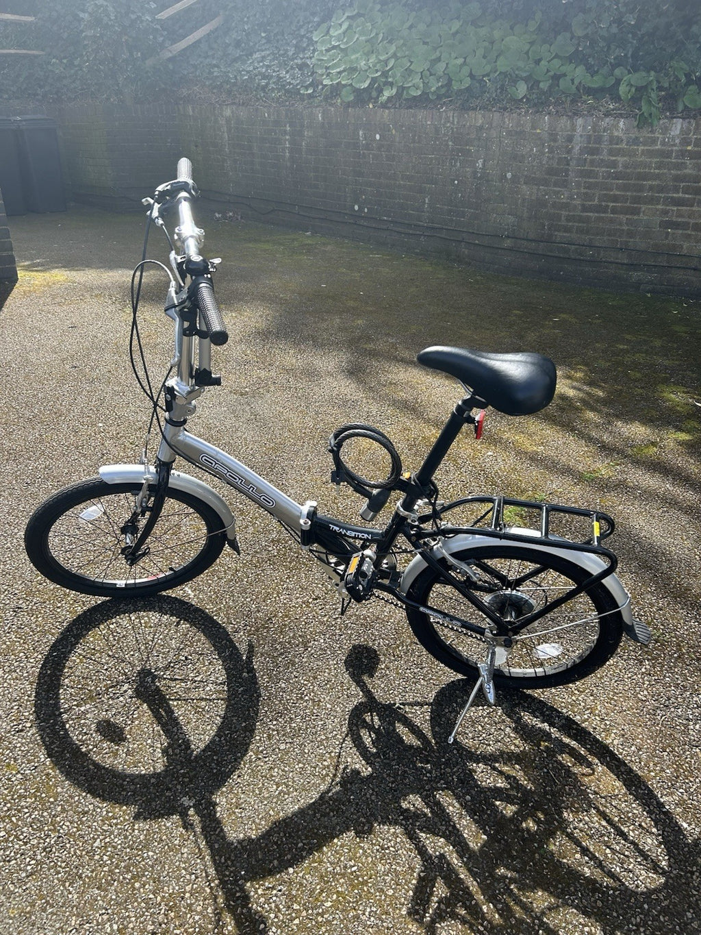 Apollo Transition Folding Cycle-Excellent Condition-Hardly Used-with Storage Bag