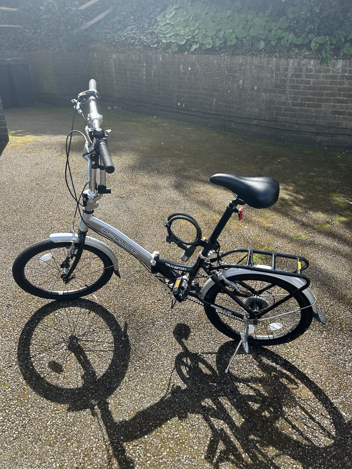 Apollo Transition Folding Cycle-Excellent Condition-Hardly Used-with Storage Bag