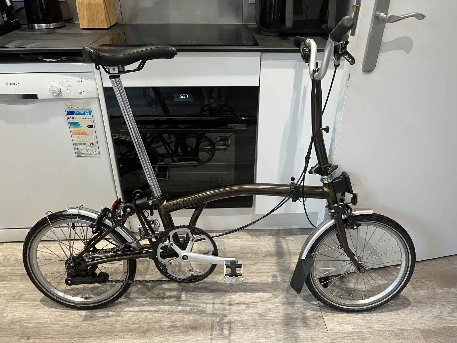 Brompton C Line 2 speed folding bicycle & bag inc