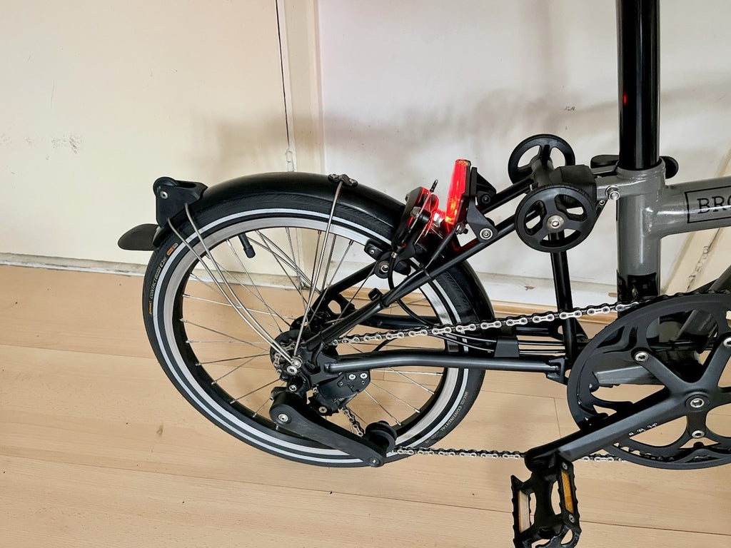Brompton P Line 4-Speed Folding Bike Stormy Grey Excellent Condition