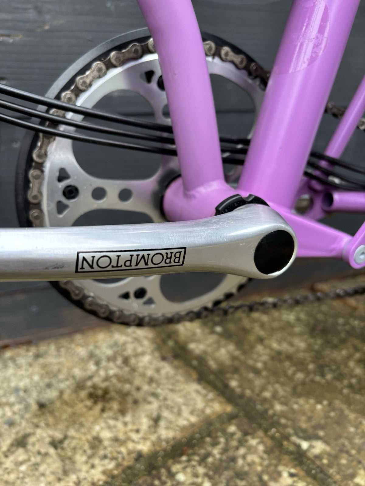 Brompton M6L in rare Lilac Folding bike C Line - Very Light Leisure Use Only