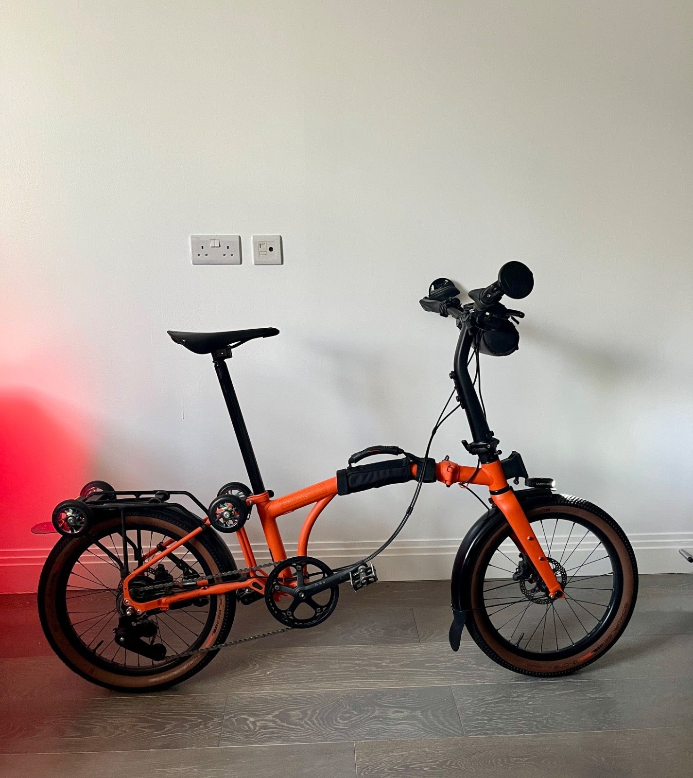 Brompton G Line with Roller Frame Adventure Medium Orange 2025  + £1000 upgrades