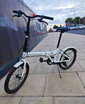 Cross CRF300 20in Folding Bike 7-Speed V-Brake White