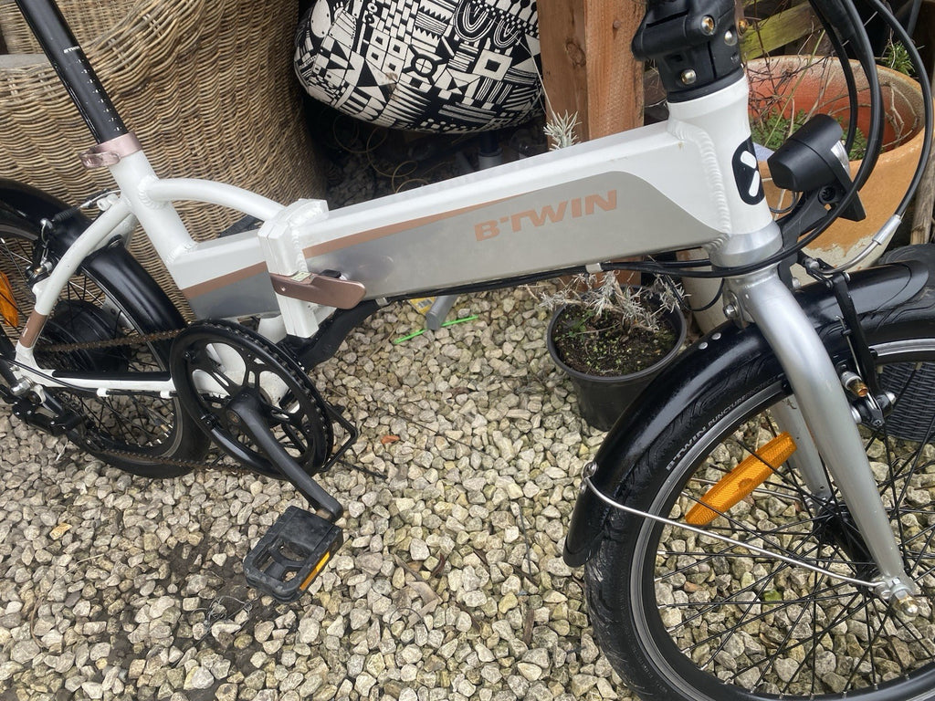 B’twin Folding Bike electric e-bike