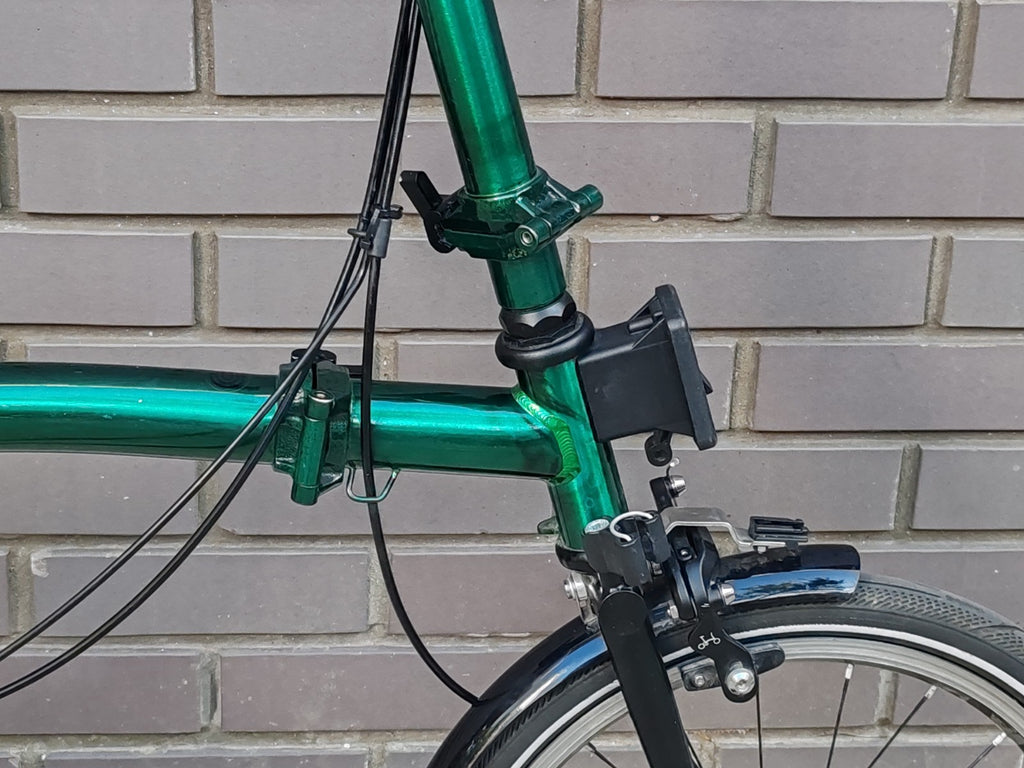 Brompton P Line 4 Speed 2023 – Emerald Green Lacquer High Handlebar Lightweight