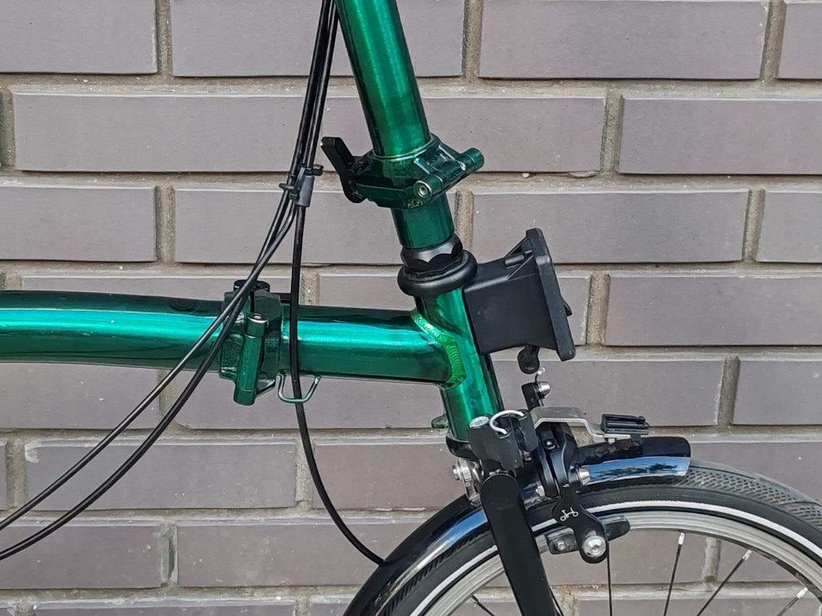 Brompton P Line 4 Speed 2023 – Emerald Green Lacquer High Handlebar Lightweight