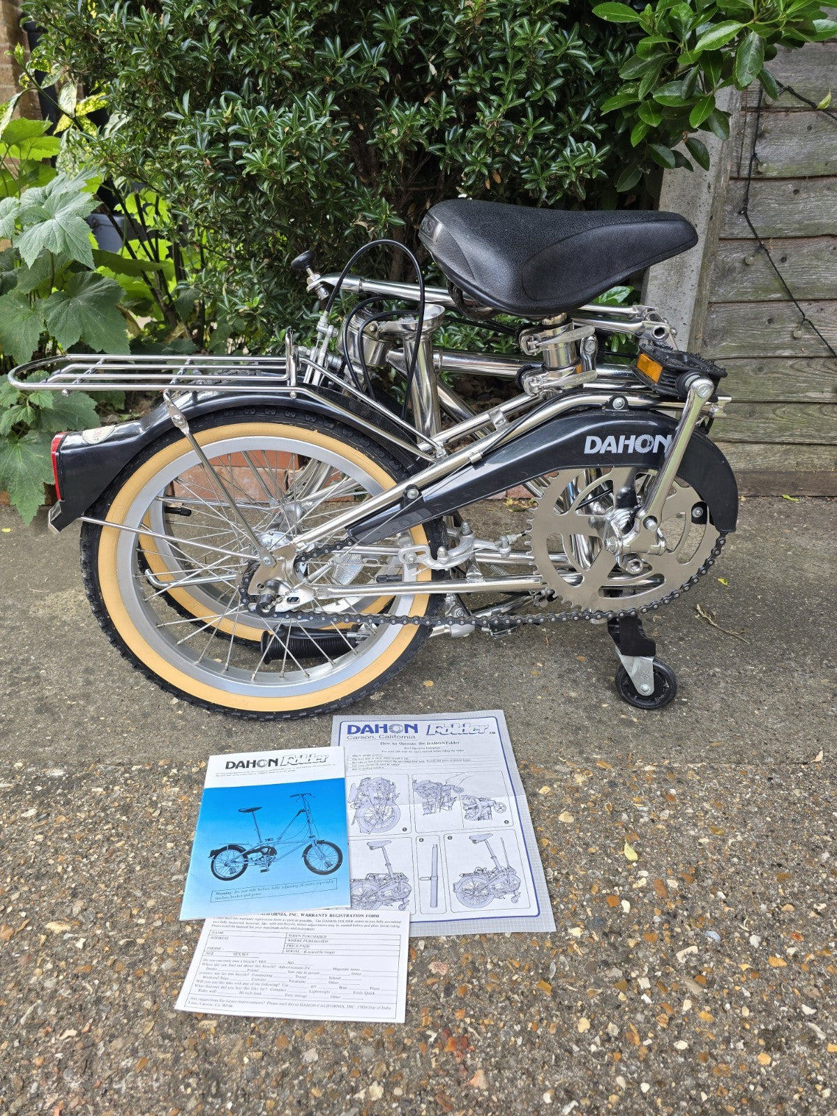 Dahon Vintage Stainless Steel Folding Bike