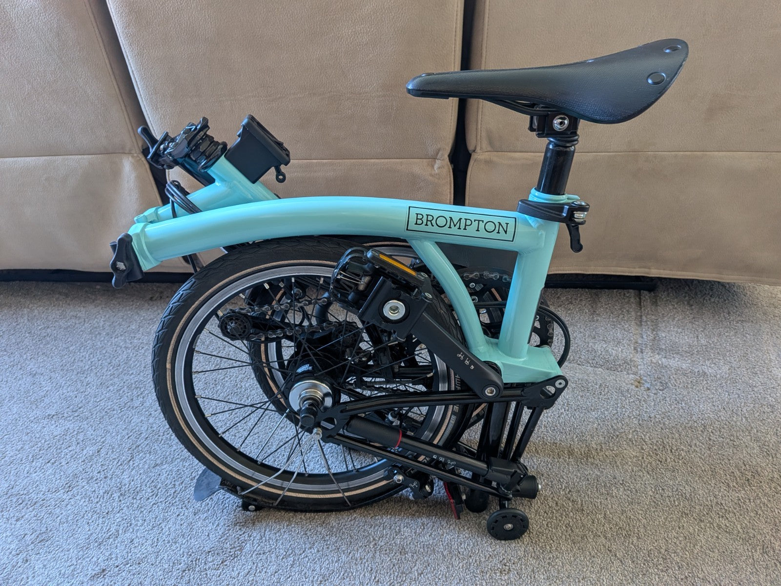 Brompton M6L (C-Line) Black Edition Turkish Green with Upgrades, Rare & Pristine