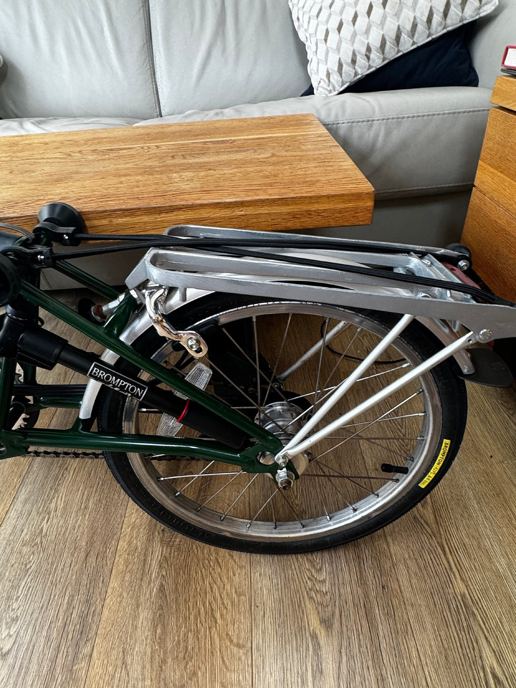 Classic 6-Speed Brompton Folding Bicycle B - Racing Green - MINT